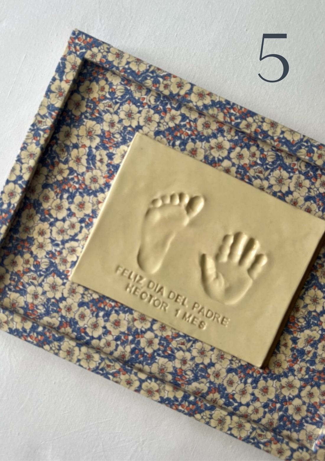 HUELLAS BEBÉ DE CERÁMICA