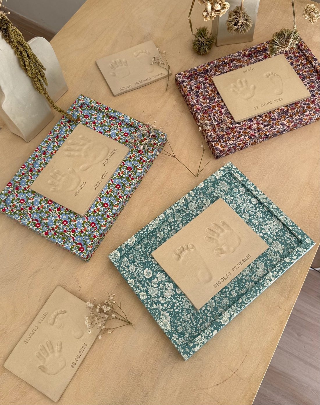 HUELLAS BEBÉ DE CERÁMICA