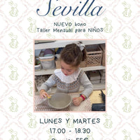 CLASES DE CERÁMICA SEMANALES NIÑOS SEVILLA