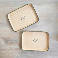 BANDEJA RECTANGULAR INICIALES