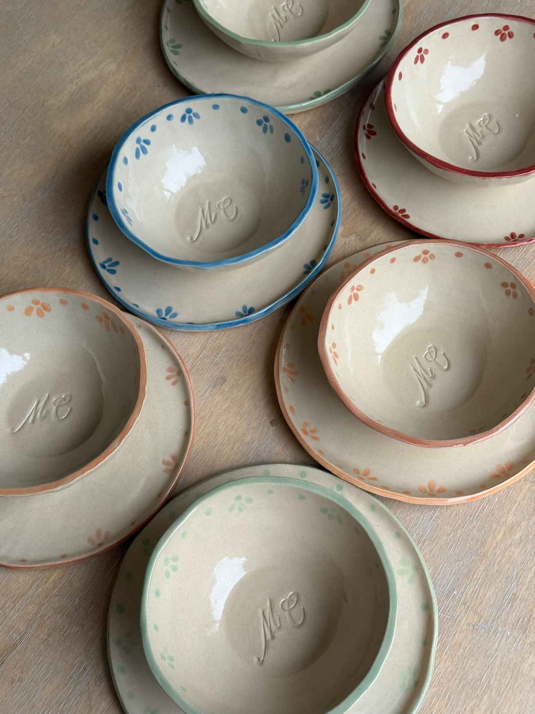 VAJILLA INICIALES MARGUERITE