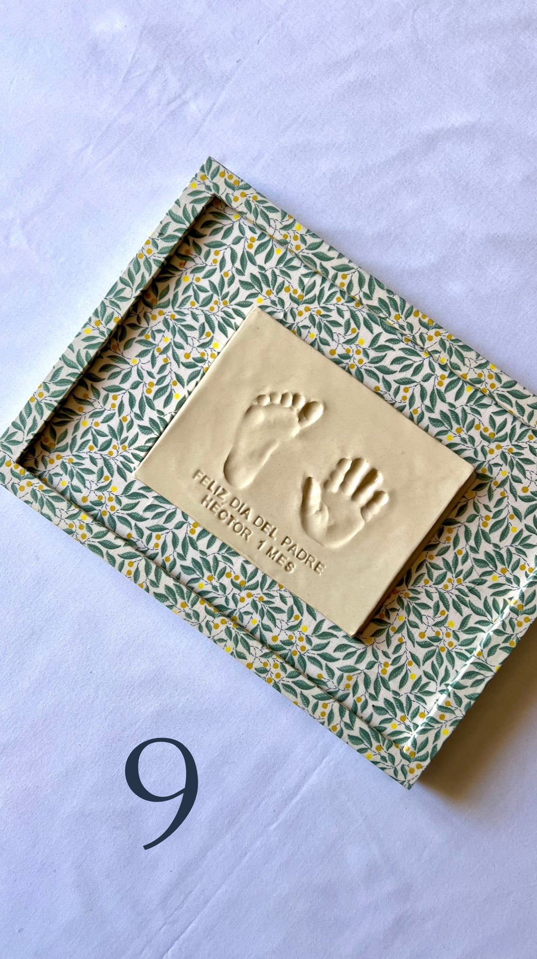 HUELLAS BEBÉ DE CERÁMICA