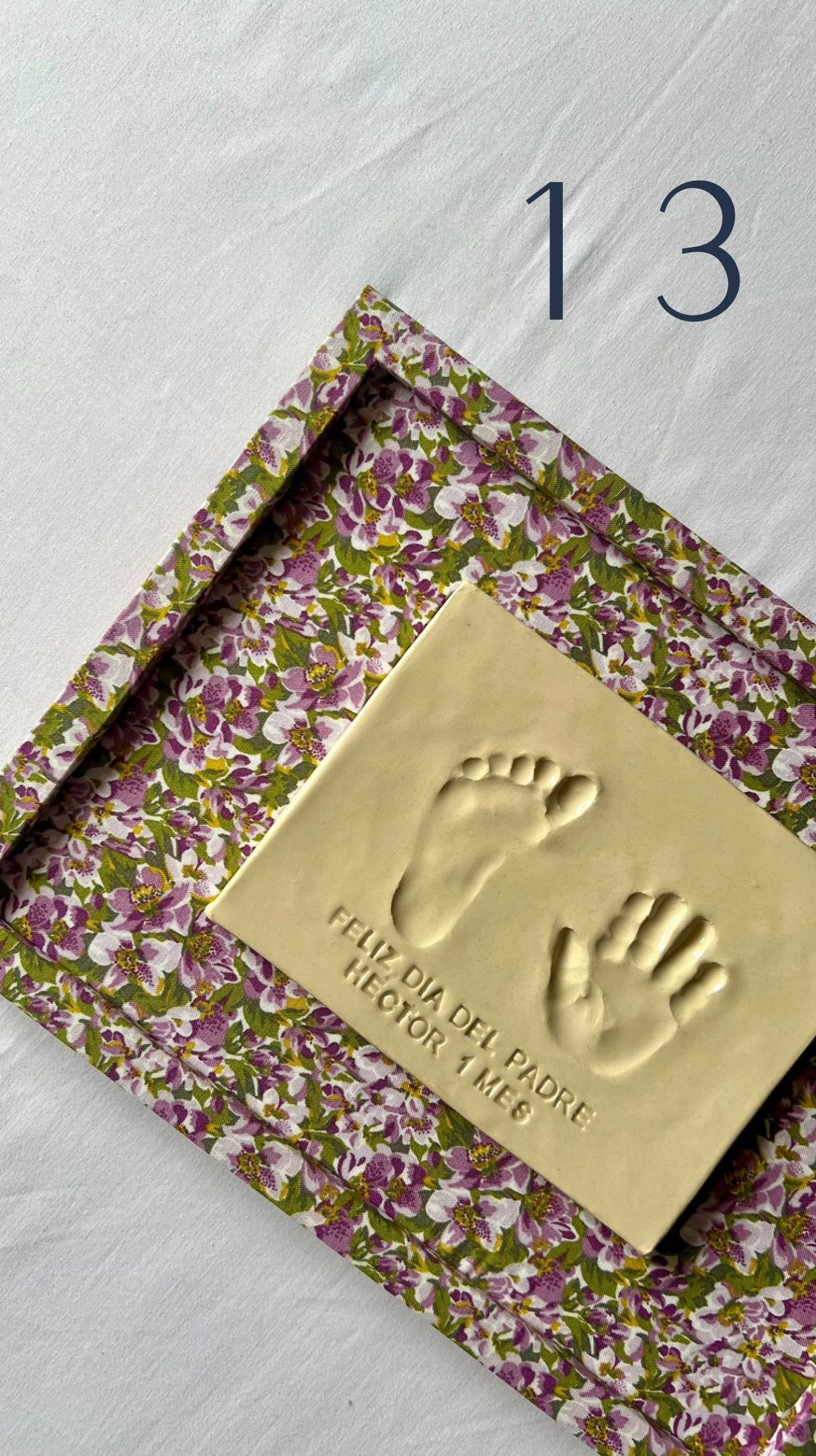 HUELLAS BEBÉ DE CERÁMICA