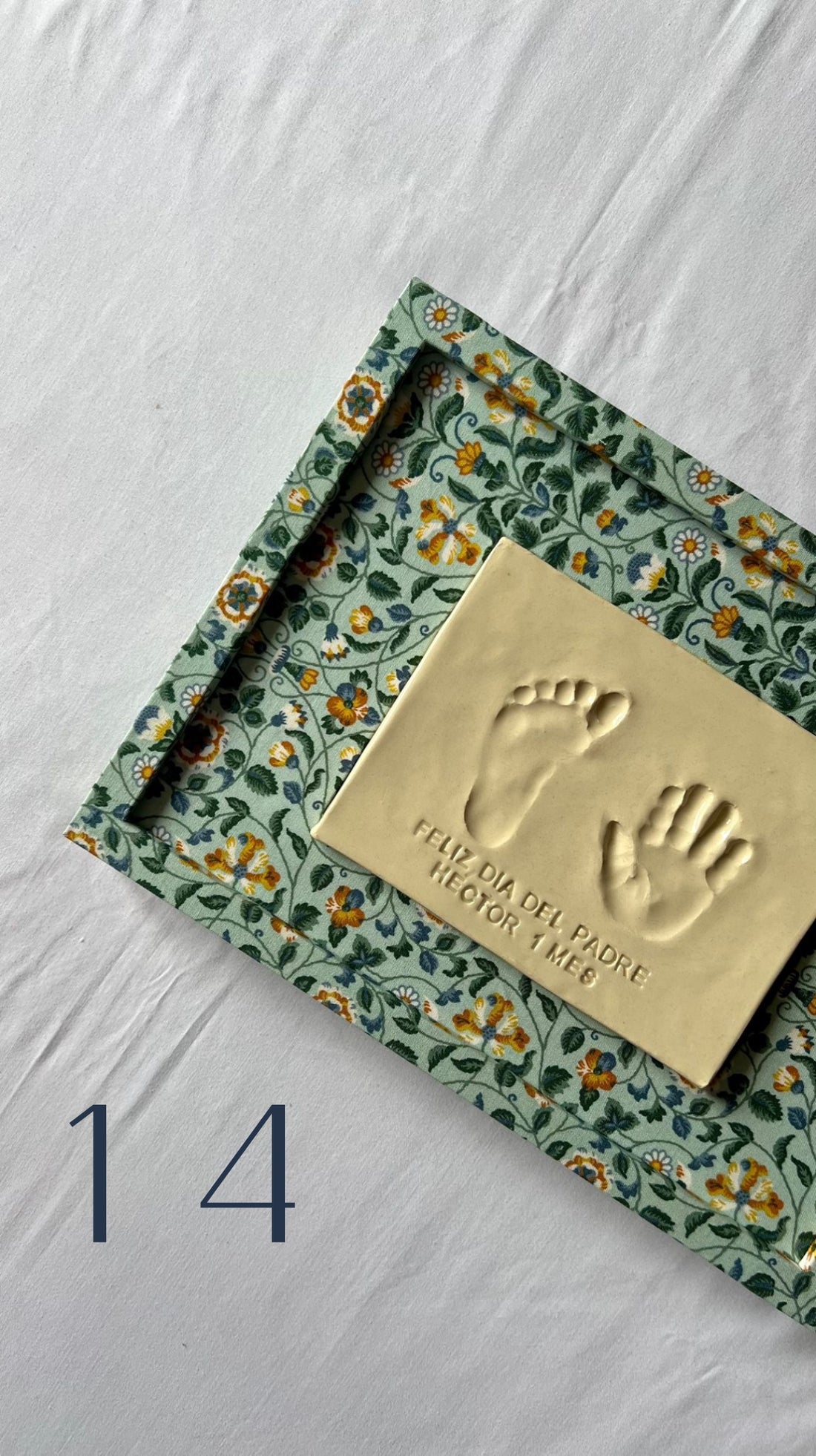 HUELLAS BEBÉ DE CERÁMICA