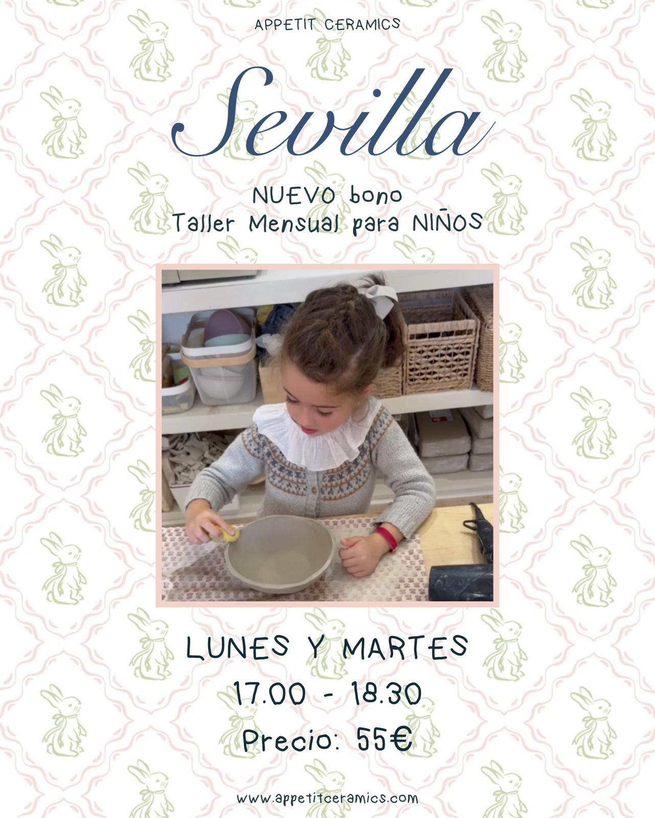 CLASES DE CERÁMICA SEMANALES NIÑOS SEVILLA