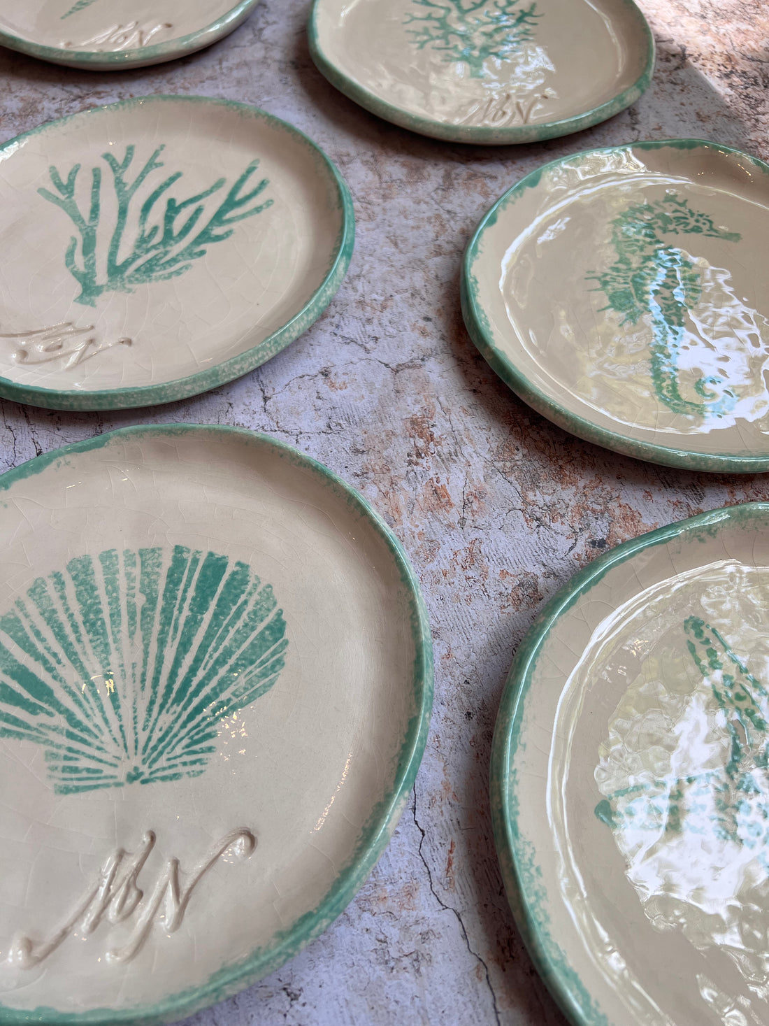 VAJILLA FOND DE LA MER AZUL – Appétit Ceramics