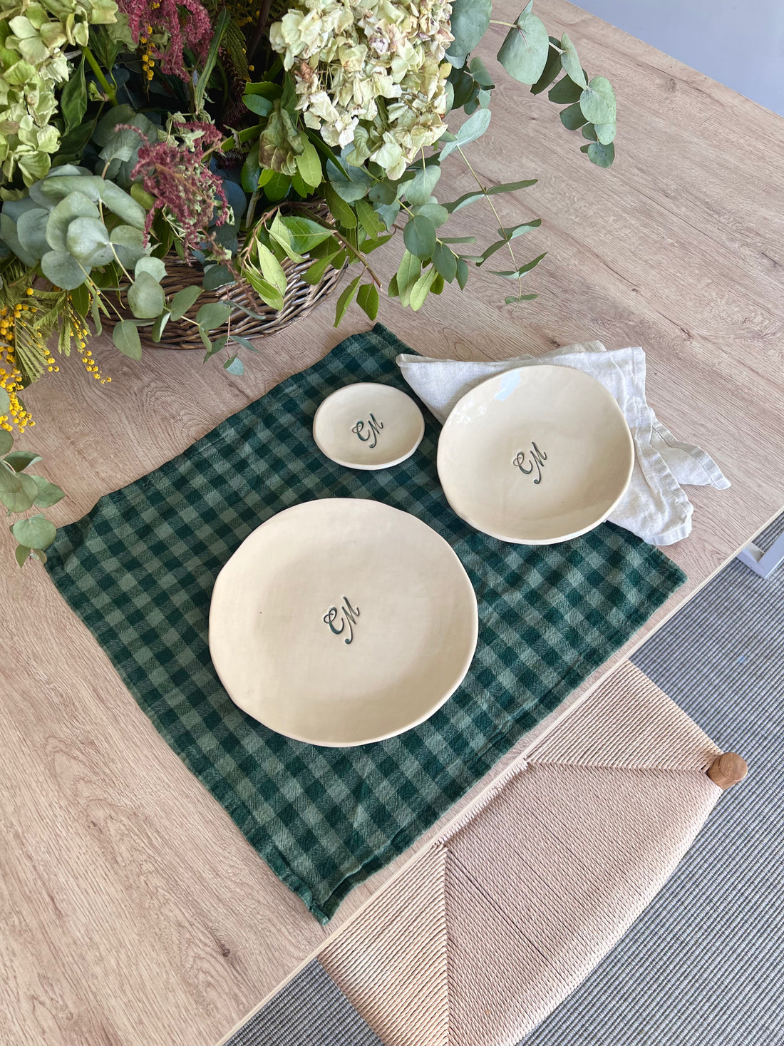 VAJILLA INICIALES BASICA Appetit Ceramics